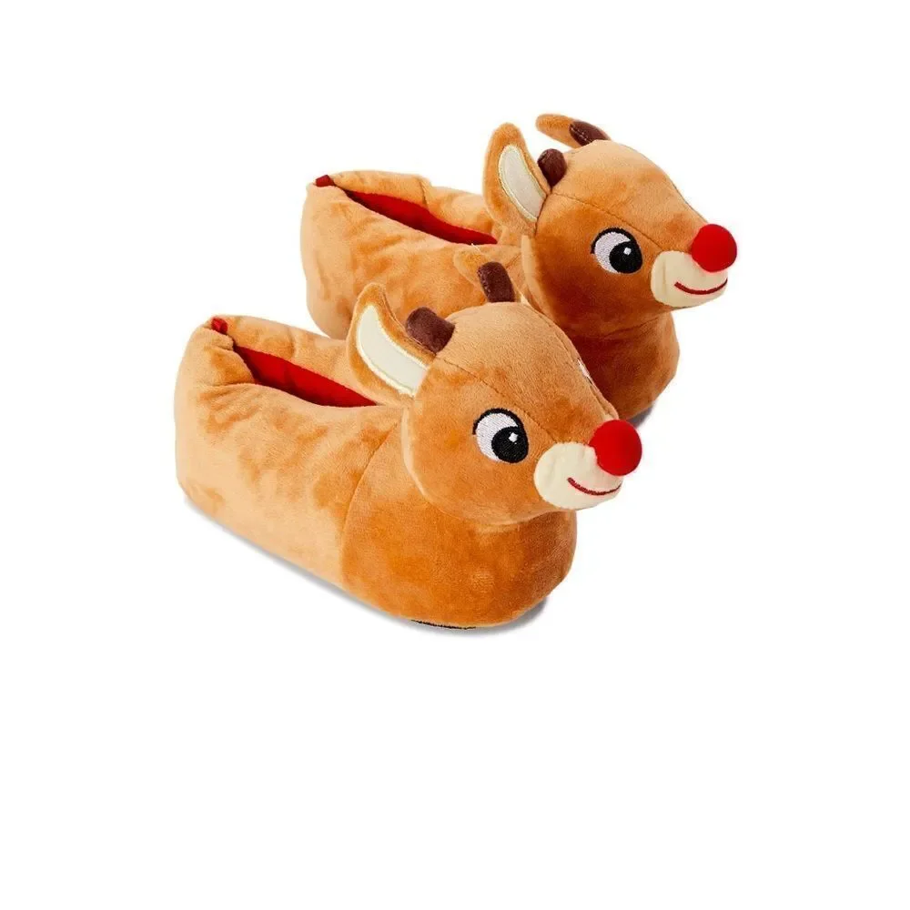 Rudolph baby slippers || size 2, 4, 5, 7